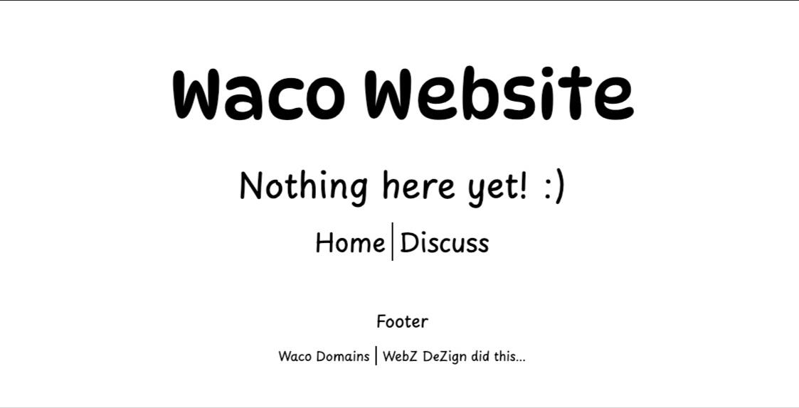 Waco Website